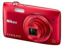 【中古】Nikon COOLPIX S3400 RED ニコン クールピクス レッド