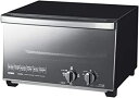 【中古】ツインバード ミラーガラス オーブントースター ブラック トースト 4枚 出力切替(300W〜1200W) TS-D047B