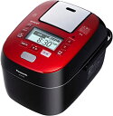 【中古】パナソニック 5.5合 炊飯器 圧力IH式 Wおどり炊き ルージュブラック SR-SPX105-RK