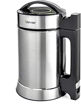 yÁzPresto Pure IAE15 - 1.9 Liter Automatic Hot Soy Milk (Almond, Rice, Quinoa Milk) Soup, Porridge & Cold Juice Maker - 2 Layer Stainless