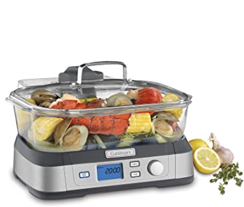 【中古】Cuisinart デジタルガラススチーマー ワンサイズ ステンレススチール