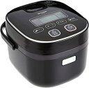 【中古】シャープ 炊飯器 3合 黒厚釜 球面炊き ブラック KS-C5K-B