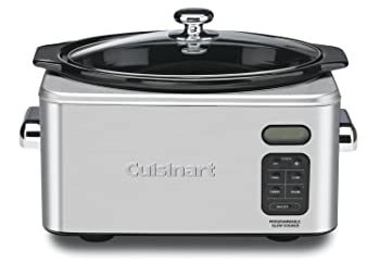 【中古】Cuisinart PSC-650 ステンレススチール 6-1/2クォート プログラム可能 スロークッカー