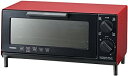【中古】ツインバード工業 トーストがおいしい、ミラーガラスオーブントースター TS-4035R レッド TS-4035R