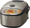 【中古】Zojirushi NP-HCC10XH Induction Heating System Rice Cooker and Warmer, 1 L, Stainless Dark Gray by Zojirushi