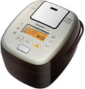 【中古】パナソニック 5.5合 炊飯器 圧力IH式 おどり炊き ブラウン SR-PA107-T