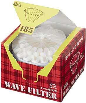 【中古】Kalita (カリタ) コーヒーフィルター ウェーブシリーズ ホワイト 2~4人用 50枚入り KWF-185 #2..