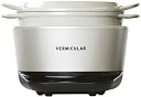 【中古】バーミキュラ ライスポット 5合炊き シーソルトホワイト 専用レシピブック付 RP23A-WH