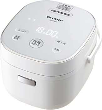 【中古】シャープ パン調理機能付 ジャー炊飯器 3合炊き ホワイト KS-CF05A-W