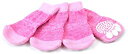 【中古】ランジュ (L'ange) DOG SOCKS sand pink L サイズ