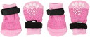 【中古】ランジュ (L'ange) DOG SOCKS sand pink Sサイズ (4個)