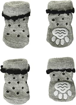 šۥ󥸥 (L'ange) DOG SOCKS frill gray S 