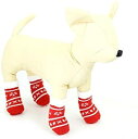 【中古】ランジュ (L'ange) DOG SOCKS christmas L サイズ