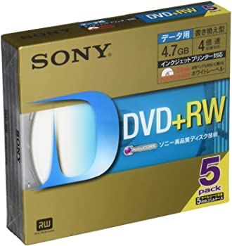 【中古】ソニー データ用DVD+RW 4倍速