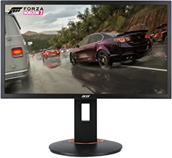 【中古】Acer XFA240 bmjdpr 24"ゲーミングG-SYNC互換モニター1920 x 1080、144hzリフレッシュレート、高さ1msの応答時間、ピボット、回転&傾斜