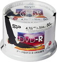 【中古】シリコンパワー データ用DVD-R 4.7GB 1-16倍速対応 ホワイトワイドプリンタブル 50枚スピンドル SPDR47PWC50S