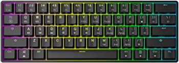 【中古】HK Gaming - gk61ホットスワップ可能な機械的なキーボード - 照らさ61 キーマルチカラーRGB PC MAC ゲーマータイピスト 用 バックライト 有線ゲ