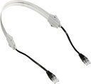 【中古】エレコム LANケーブル 0.5m 屋外対応 すきま用 アルミ強化 CAT5e準拠 シルバー LD-VAPF/SV05