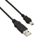 【中古】エレコム USBケーブル 【miniB】 USB2.0 (USB A オス to miniB オス) RoHS指令準拠 3m ブラック USB-ECOM...