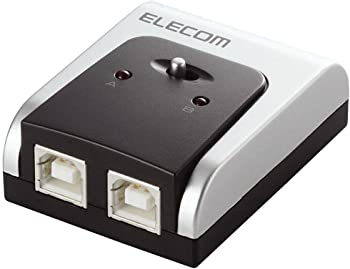 【中古】エレコム USB切替器 手動 2.0対応 2台 U2SW-T2