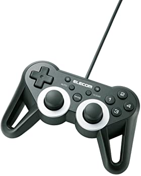 【中古】【2010年モデル】エレコム ゲームパッド USB接続 12ボタンアナログスティック搭載 振動/連射 高耐久 【ファイナルファンタジーXIV: 新生エオルゼ