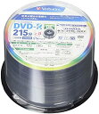 【中古】バーベイタムジャパン(Verbatim Japan) 1回録画用 DVD-R DL CPRM 215分 50枚 片面2層 2-8倍速 VHR21HP50V1FFP フラストレーションフリーパッケ