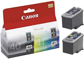 【中古】Canon 0615B051 (PG-40 CL 41) Printhead multi pack, 16ml+12ml, Pack qty 2