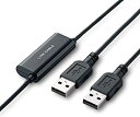 【中古】エレコム リンクケーブル PC自動切替器 引越し等のデータ移行に 【コピー&ペースト/ドラッグ&ドロップ対応】 ブラック UC-TV3BK