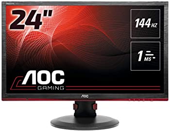 【中古】AOC G2460PF 24-Inch Free Sync Gaming LED Monitor, Full HD (1920 x 1080), 144hz, 1ms by AOC
