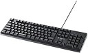 【中古】バッファロー BSKBCG300BK 有線ゲーミングキーボード PS4対応