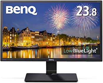 【中古】BenQ モニター ディスプレイ GW2470HL 23.8インチ/フルHD/AMVA /スリムベゼル/HDMI2系統,VGA端子/ブルーライト軽減Plus