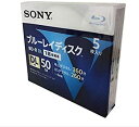 【中古】SONY ソニー ブルーレイ BD-R 4倍速 2層 Vシリーズ 5BNR2VLPS4 (5枚入)