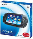 【中古】PlayStation Vita (プレイステーション ヴィータ) 3G/Wi-Fiモデル クリスタル ブラック 限定版 (PCH-1100AB01)