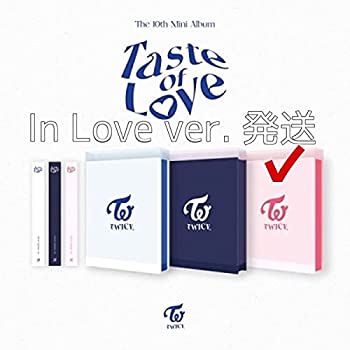 【中古】★ポスター丸めて★[ In Love ver. 発送 ] TWICE - The 10th Mini Album [ Taste of Love ] 韓国盤