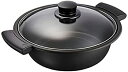 【中古】【未使用】パナソニック IH調理器用斡旋鍋 ブラック KZ-AN10-K