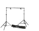 【中古】【未使用】Manfrotto ライトスタンド 背景紙サポートシステム 黒 Jタイプ 1314JB