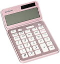【中古】【未使用】シャープ 電卓50周年記念モデル ナイスサイズモデル ピンク系 EL-VN82-PX