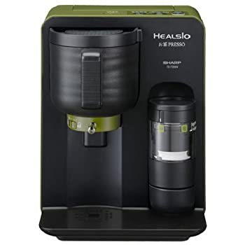 【中古】【未使用】シャープ ヘルシオ(HEALSIO) お茶プレッソ 湯ざまし機能付き グリーン TE-TS56V-G