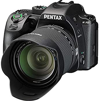 【中古】【未使用】PENTAX K-70 18-135mmWRレンズキット ブラック APS-Cデジタル一眼レフカメラ 【視野率100％光学ファインダー】【超高感度・高解像 2424万画素】