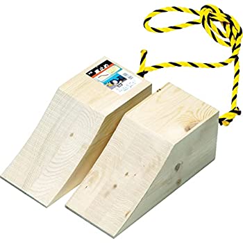 【中古】【未使用】浅野 木製タイヤストッパー(車止め) 31100 31100