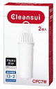 【中古】【未使用】三菱ケミカル・クリンスイ クリンスイポット型浄水器用 交換カートリッジ アルカリポットスーパーハイグレード(2個入) CPC7W