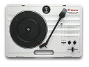 【中古】【未使用】Vestax ポータブルターンテーブル handytrax USB WHITE ホワイト USB出力機能/録音ソフト付き スピーカー内蔵