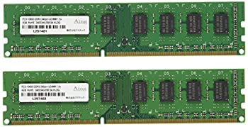 š̤ۡѡۥɥƥå DDR3 1333/PC3-10600 Unbuffered DIMM 4GB2 ADS10600D-4GW