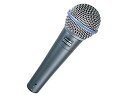 【中古】【未使用】SHURE Beta 58Aボーカル・マイクロホン （ワイヤード・マイクロホン）【メーカー名】Shure Incorporated【メーカー型番】BETA58DYN【ブランド名】SHURE【商品説明】SHURE Beta 58Aボーカル・マイクロホン （ワイヤード・マイクロホン）映像商品などにimportと記載のある商品に関してはご使用中の機種では使用できないこともございますので予めご確認の上お買い求めください。 品については商品タイトルに記載がない場合がありますので、ご不明な場合はメッセージにてお問い合わせください。 画像はイメージ写真ですので画像の通りではないこともございます。ビデオデッキ、各プレーヤーなどリモコンなどしてない場合もございます。 記載があっても限定版の品、特典、ダウンロードコードなどは無い場合もございます。 中古品の場合、基本的に説明書・外箱・ドライバーインストール用のCD-ROMはついておりません。 当店では初期不良に限り、商品到着から7日間は返品を受付けております。 ご注文からお届けまで ご注文⇒ご注文は24時間受け付けております。 注文確認⇒当店より注文確認メールを送信いたします。 入金確認⇒決済の承認が完了した翌日より、お届けまで3営業日〜10営業日前後とお考え下さい。 ※在庫切れの場合はご連絡させて頂きます。 出荷⇒配送準備が整い次第、出荷致します。配送業者、追跡番号等の詳細をメール送信致します。 ※離島、北海道、九州、沖縄は遅れる場合がございます。予めご了承下さい。 ※ご注文後、当店より確認のメールをする場合がございます。期日までにご返信が無い場合キャンセルとなりますので予めご了承くださいませ。 ※当店ではお客様とのやりとりを正確に記録する為、電話での対応はしておりません。メッセージにてご連絡くださいませ。