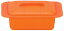 【中古】【未使用】ワールドクリエイト ViV シリコンスチーマー 蒸し器 レンジ調理器 ウノ キャロットオレンジ 59628