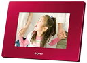 【中古】【未使用】ソニー SONY デジタルフォトフレーム S-Frame DR720 7.0型 内蔵メモリー2GB レッド DPF-D720/R(2)