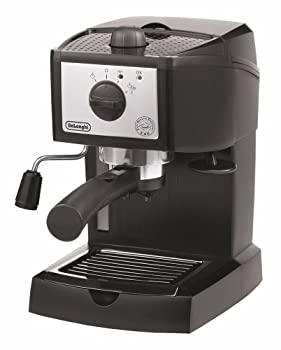 【中古】【未使用】デロンギ(DeLonghi)エスプレッソ カプチーノメーカー EC152J ブラック 4カップ以下