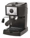 【中古】【未使用】デロンギ(DeLonghi)エスプレッソ カプチーノメーカー EC152J ブラック 4カップ以下