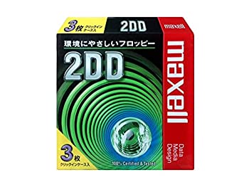 【中古】【未使用】日立マクセル 3.5型フロッピーディスク 2DD 1.0M 3枚入 MFDD.C3P