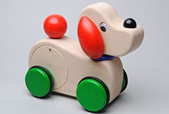 【中古】【未使用】【日本製木のおもちゃ】メロディワンワン